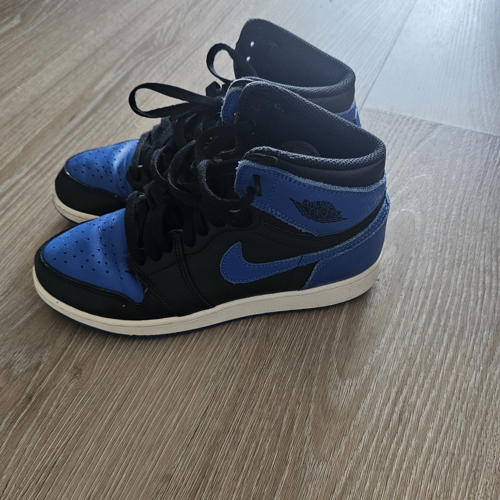 Kids' Black and Blue Sneakers
